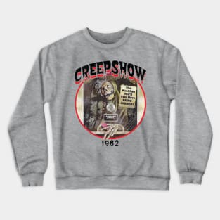 Creepshow 1982 Oval Worn Out Lts Crewneck Sweatshirt